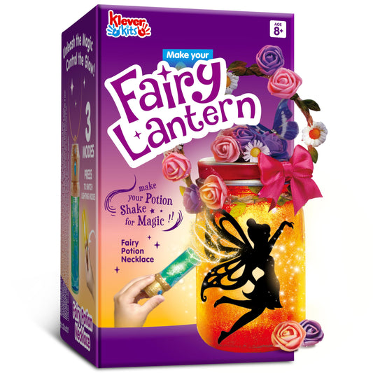 Klever Kits DIY Fairy Lantern rose light glow for bedside ambiance