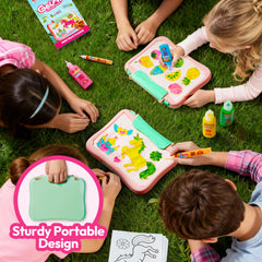 Klever Kits detachable panel makes drawing comfortable and organized.