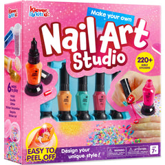 Klever Kits Kids Nail Polish Set with vibrant bottles for exciting manicures