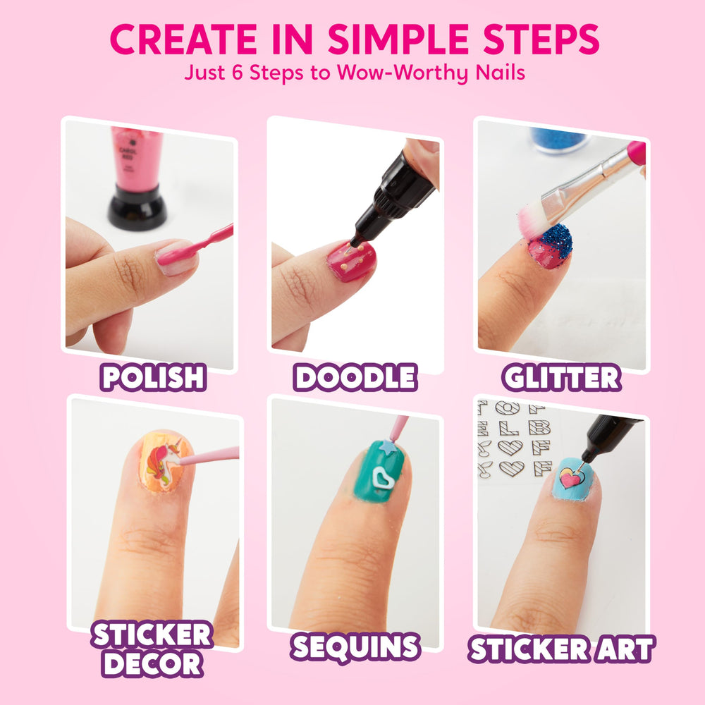 Klever Kits multicolor nail stickers for quick themed designs