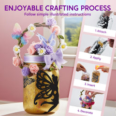 Klever Kits LED string lights add enchanting glow to crafts