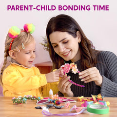 Klever Kits ribbons and gems for colorful, personalized hair accessories