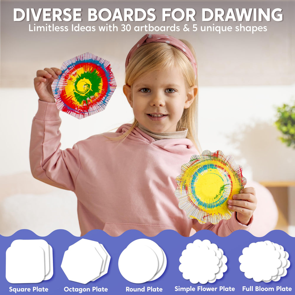 Klever Kits vibrant paints enabling bold color blends.