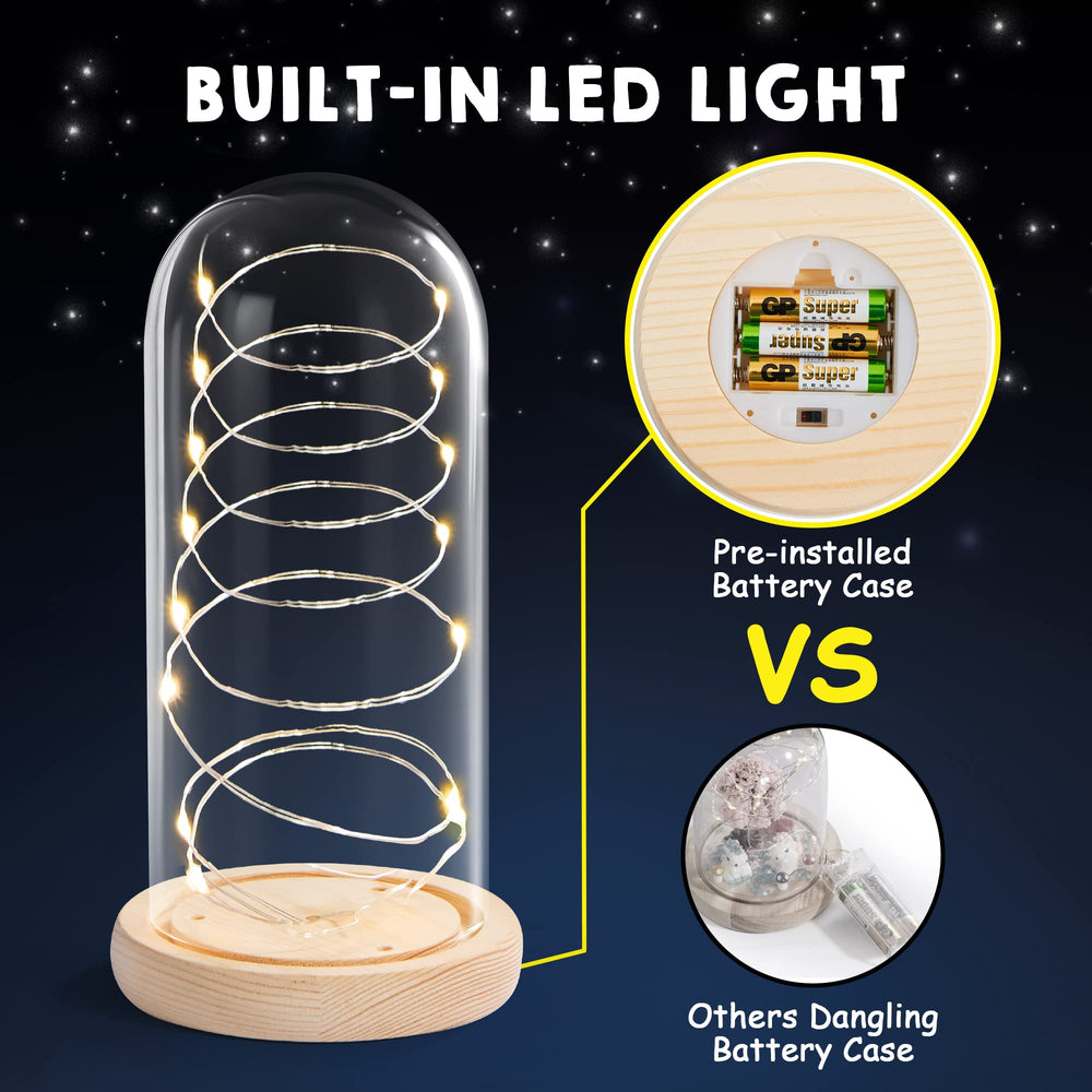 Klever Kits star sparkles light chain enhances magical glow in the room.
