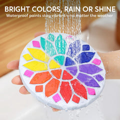 Klever Kits stepping stones butterfly design ideal for nature-inspired crafts outdoors
