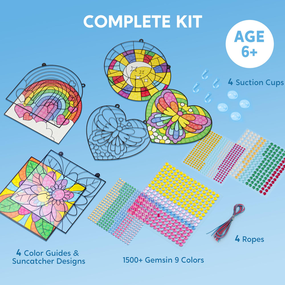 Klever Kits rainbow suncatcher sparks color imagination during crafts.