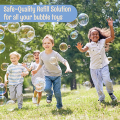 Klevly bubble machine compatible formula for continuous, giant bubbles.