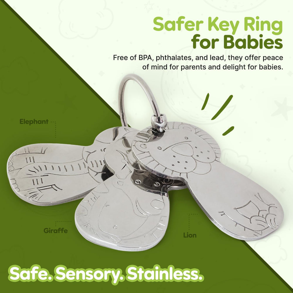 Kleynimals fox key toy for safe, engaging playtime.