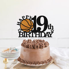 Klionjor ice cream, fruit, and cookies topper with basketball theme.