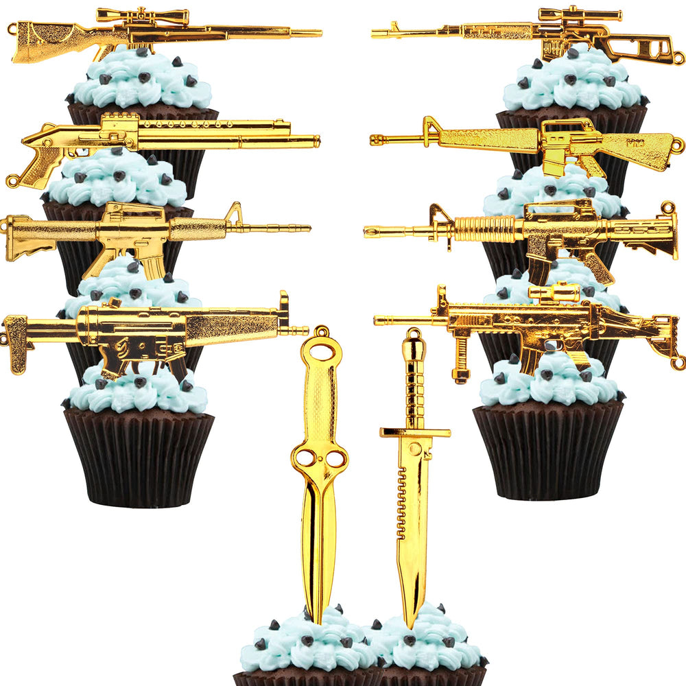 Klionjor veteran-theme toppers complete party styling
