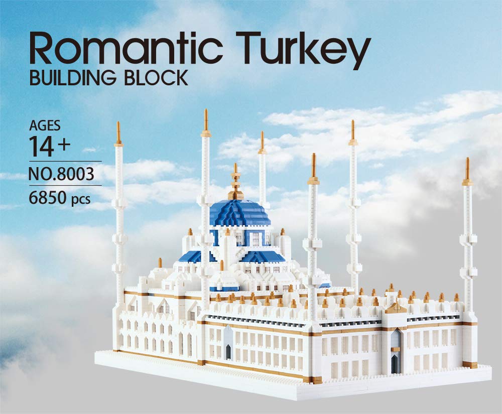 KLMEi blue mosque structure in progress captures anticipation of a grand display