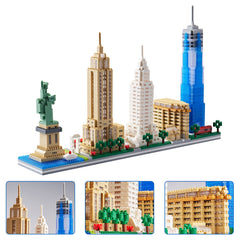 KLMEi City Architecture New York Skyline kit cover for display