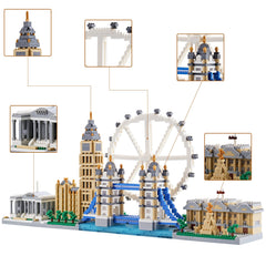 KLMEi Trafalgar Square micro bricks close-up for detailed build
