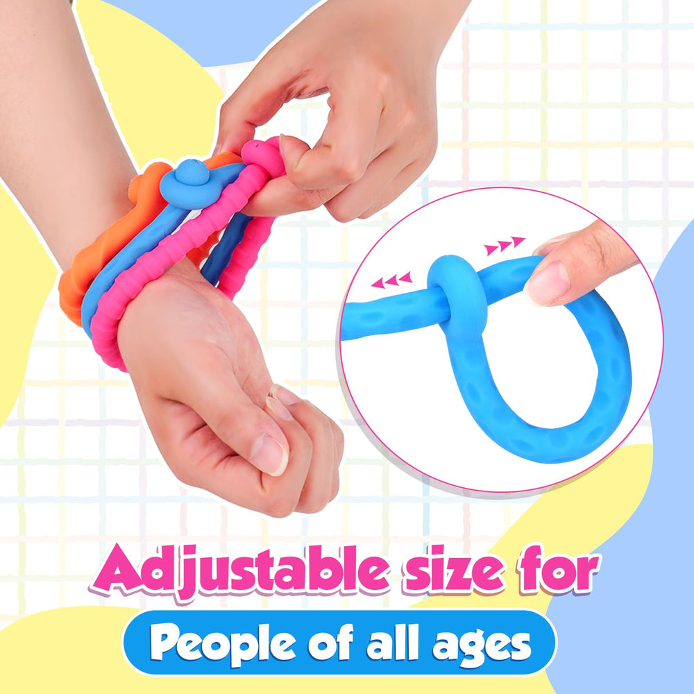 KLT adjustable fidget wristband fits any wrist size for discreet stress relief
