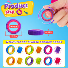 KLT Fidget Rings used in a classroom setting for quiet, focused activity.