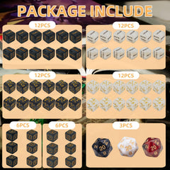 KLURXZGYPTH keyword dice with clear words for quick reference during matches