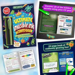 Klutz invisible ink pen for covert notes and puzzles.