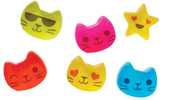 Klutz Make Your Own Soap molds shape stars and cat faces for fun themed soaps.