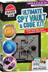 Klutz Maker Lab Ultimate Spy Vault image showing a secure hidden compartment for prized items.