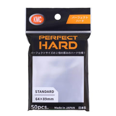 KMC Card Barrier Sleeve Perfect Hard front view shows clear protection for collectible cards.
