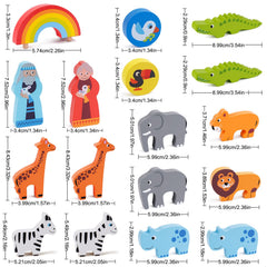 KMTJT Noah's Ark smooth edges provide safe, comforting play for little ones.
