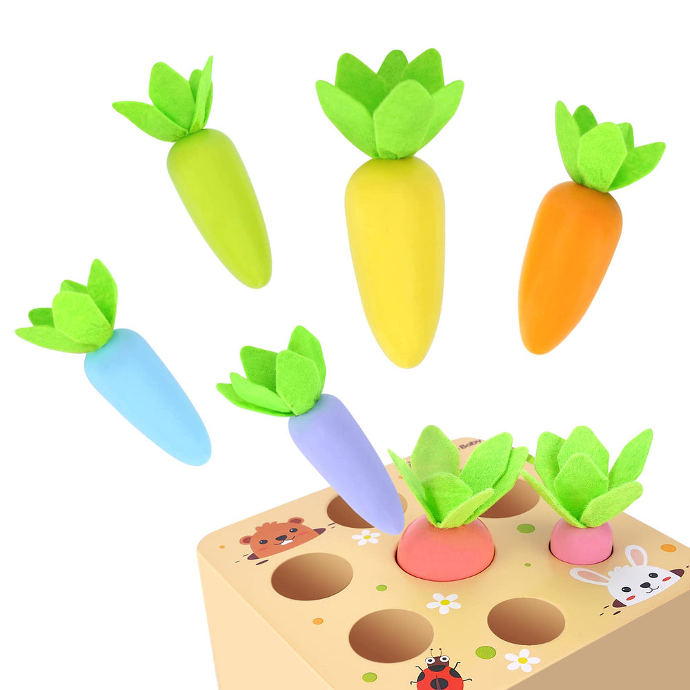 KMTJT rainbow carrot harvest, a bright, gift-ready learning toy for kids and parents.