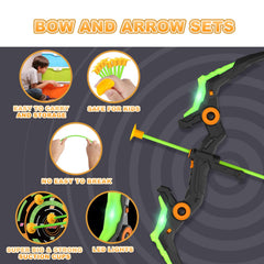 Kmuxilal quiver and luminous standing target for easy home practice
