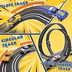 Kmuxilal slot track long 20ft layout expands play space