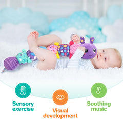 KMUYSL soft animal with squeaker to attract baby attention and soothe with sound.