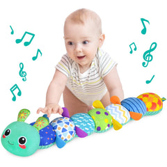 KMUYSL baby toy sensory-animal crinkle texture stimulates tactile exploration.