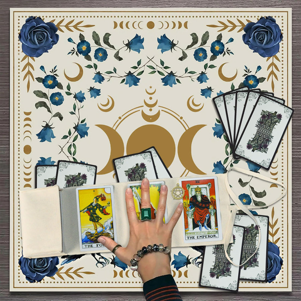 Knana card bag white velvet protects your deck during practice.