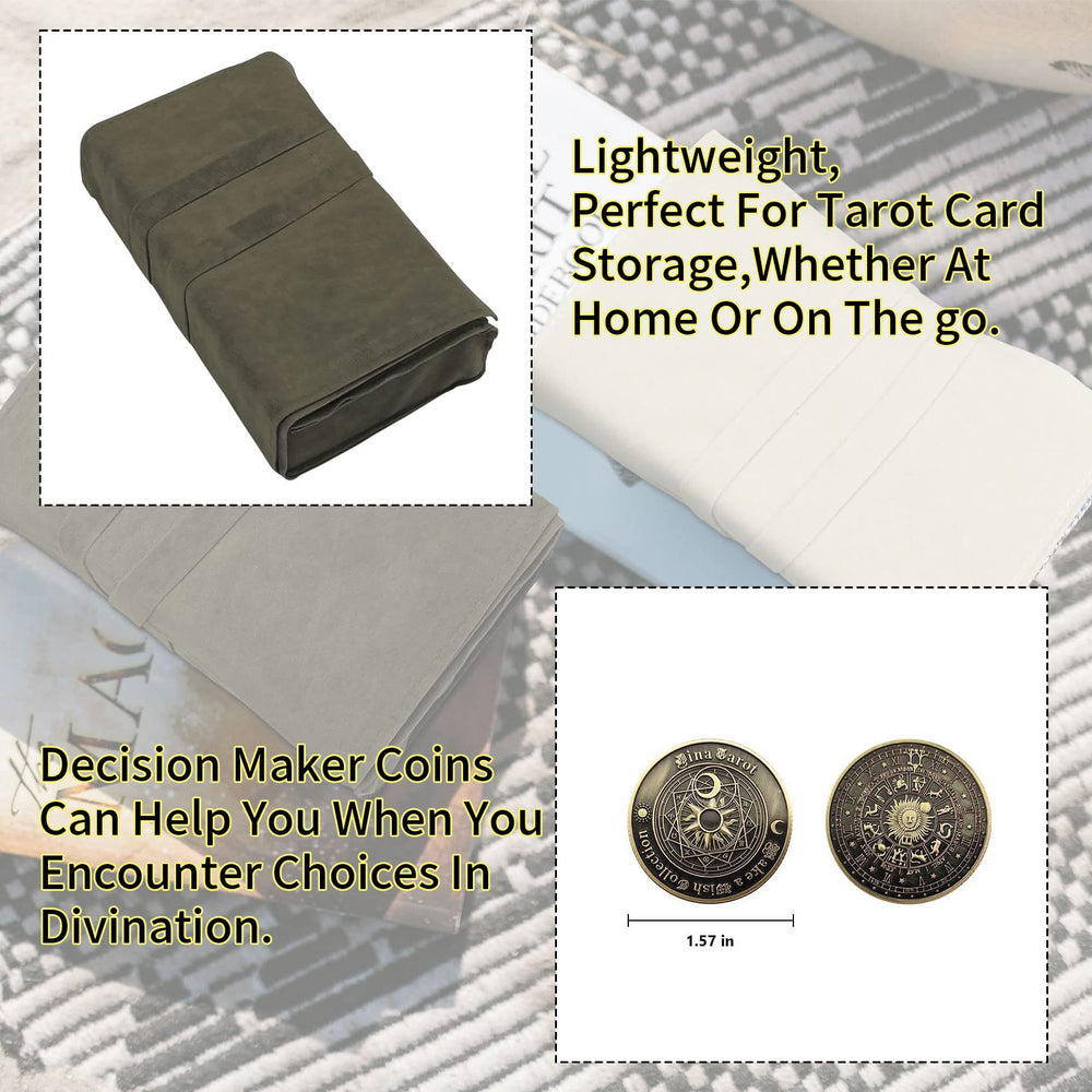 Knana decision maker coin with constellations aids quick divination prompts