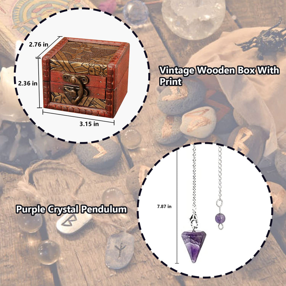 Knana divination pendulum board with symbols for readings
