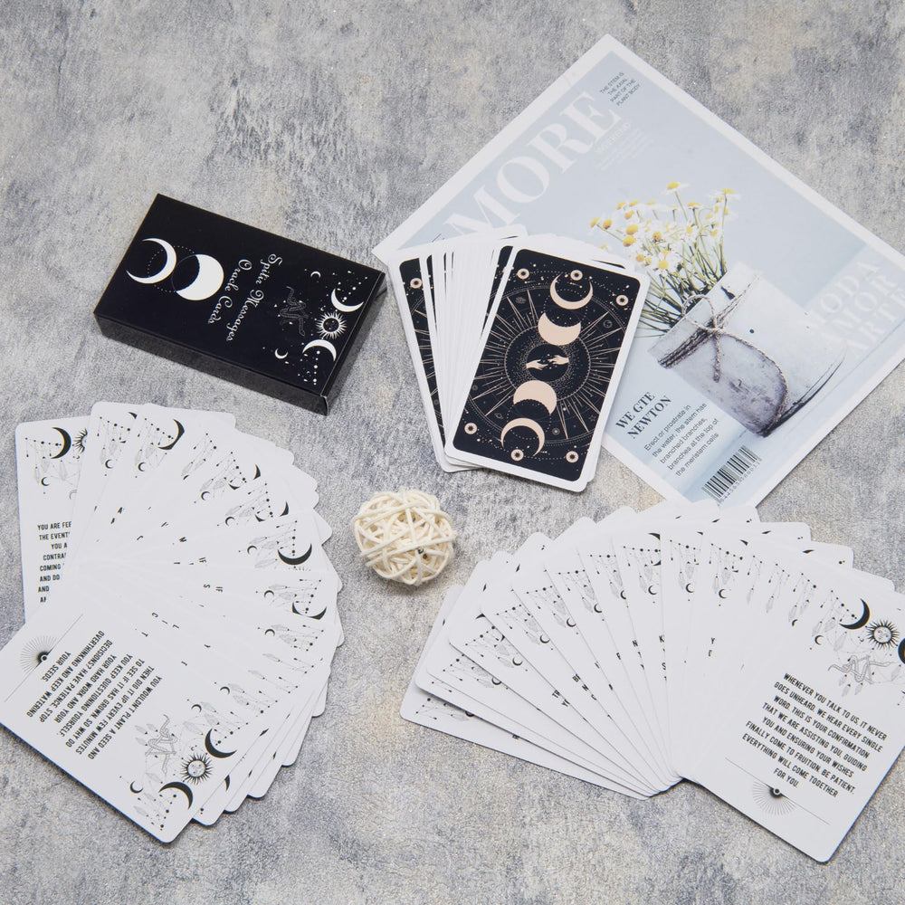 Knana Spirit Messages deck in hand boosts confident inspiration.