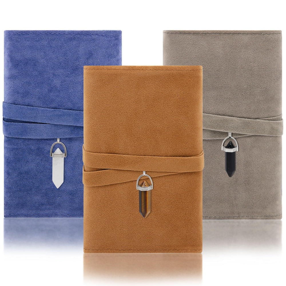 Knana blue velvet tarot bag for safe, portable card storage.