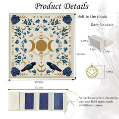 Knana tarot card bag velvet keeps cards protected during practice.