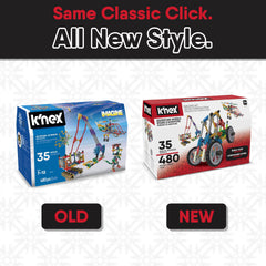 K'NEX Adventure Wheels collection of 35 possible models with guides