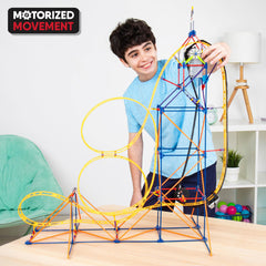 K'NEX Amazin' 8 Coaster track and car illustrate a real working roller coaster