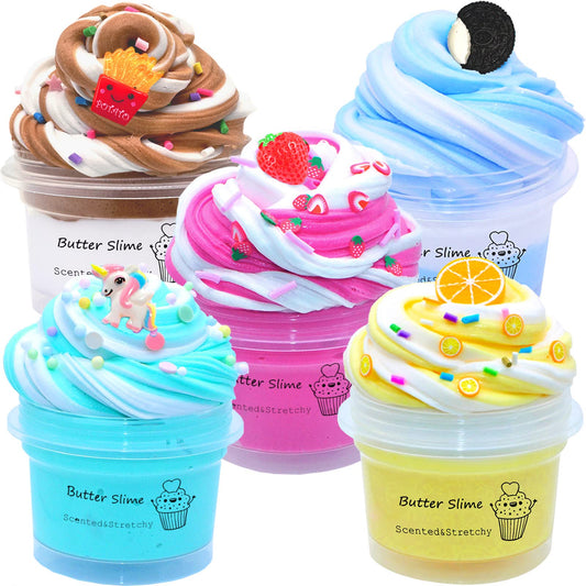 knmirtb butter slime pink strawberry for sensory play and relaxation