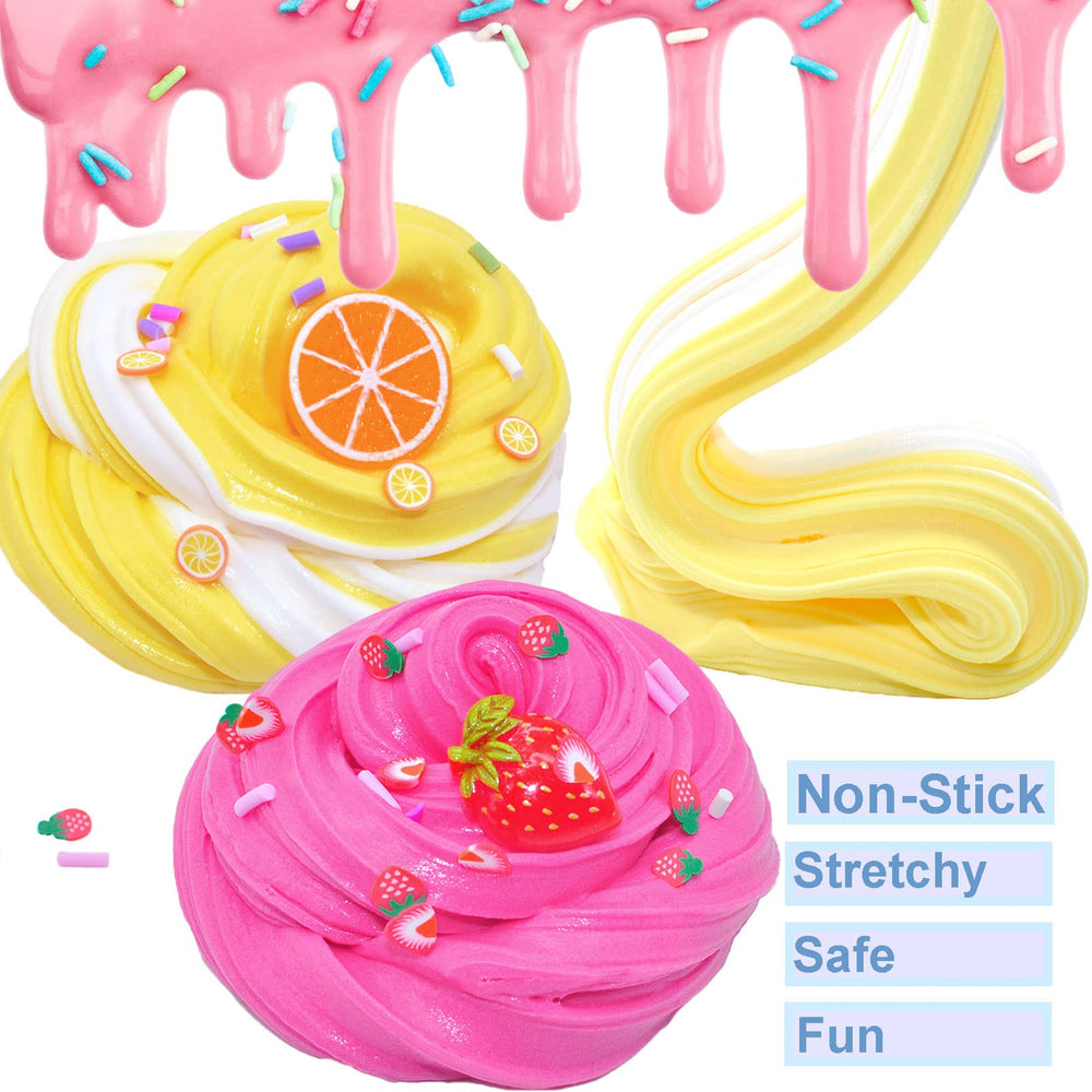 knmirtb butter slime two-toned colorful set ideal birthday party favor