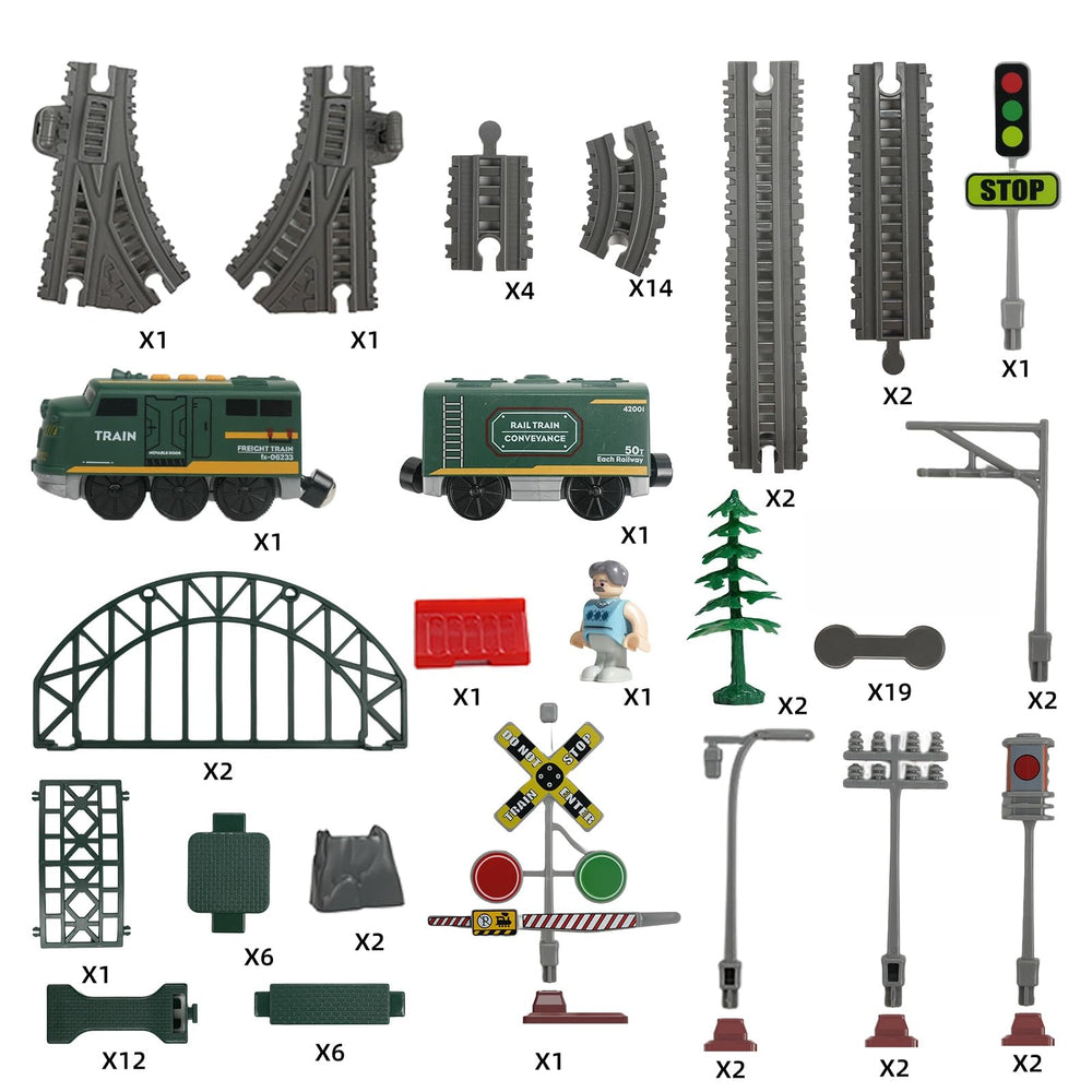 Knnidin 88-piece figures and scenery boost storytelling and world-building in play.