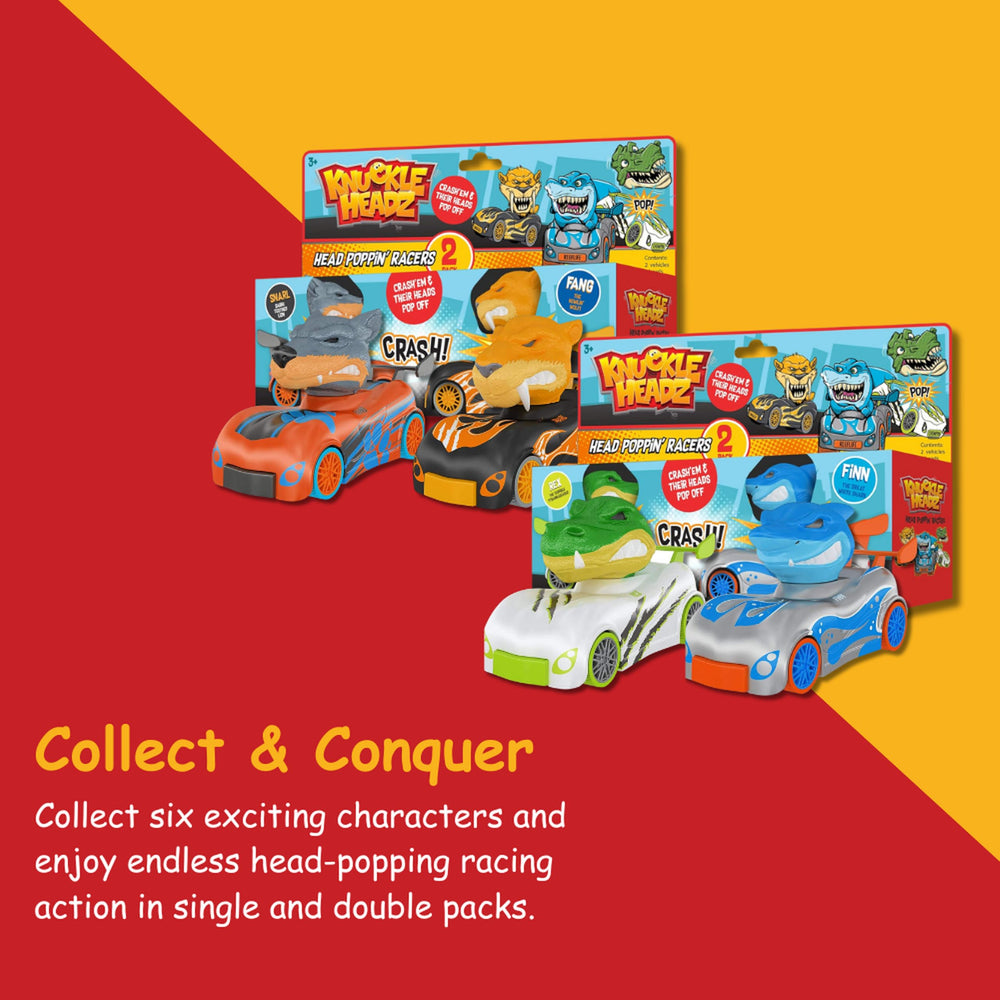 Knuckle Headz crash-ready design supports screen-free, imaginative play.