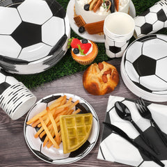 Kochorie soccer cups 9oz for convenient disposable beverages.