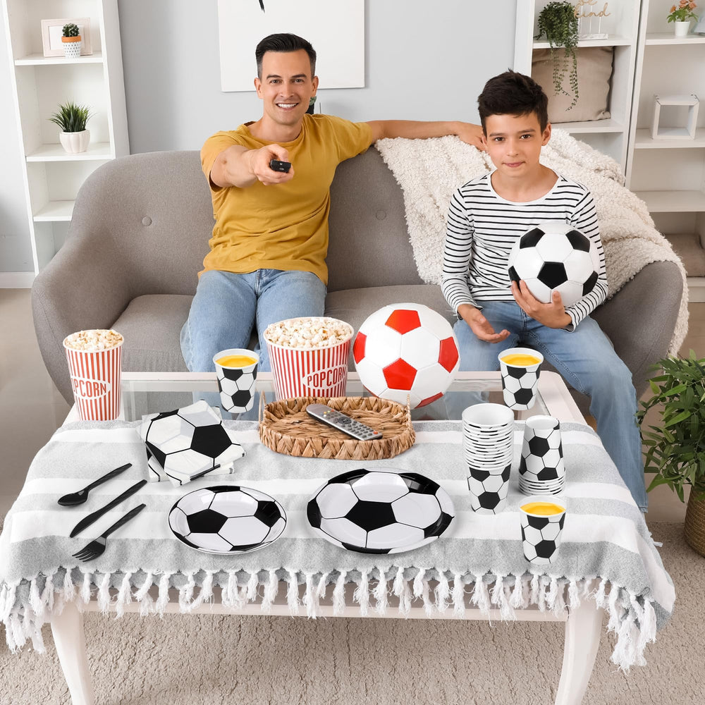 Kochorie soccer cutlery 50sets for easy, mess-free meals.
