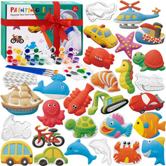 KODATEK 80-piece art kit for kids ages 4-8 sparks creativity and hand-eye coordination.