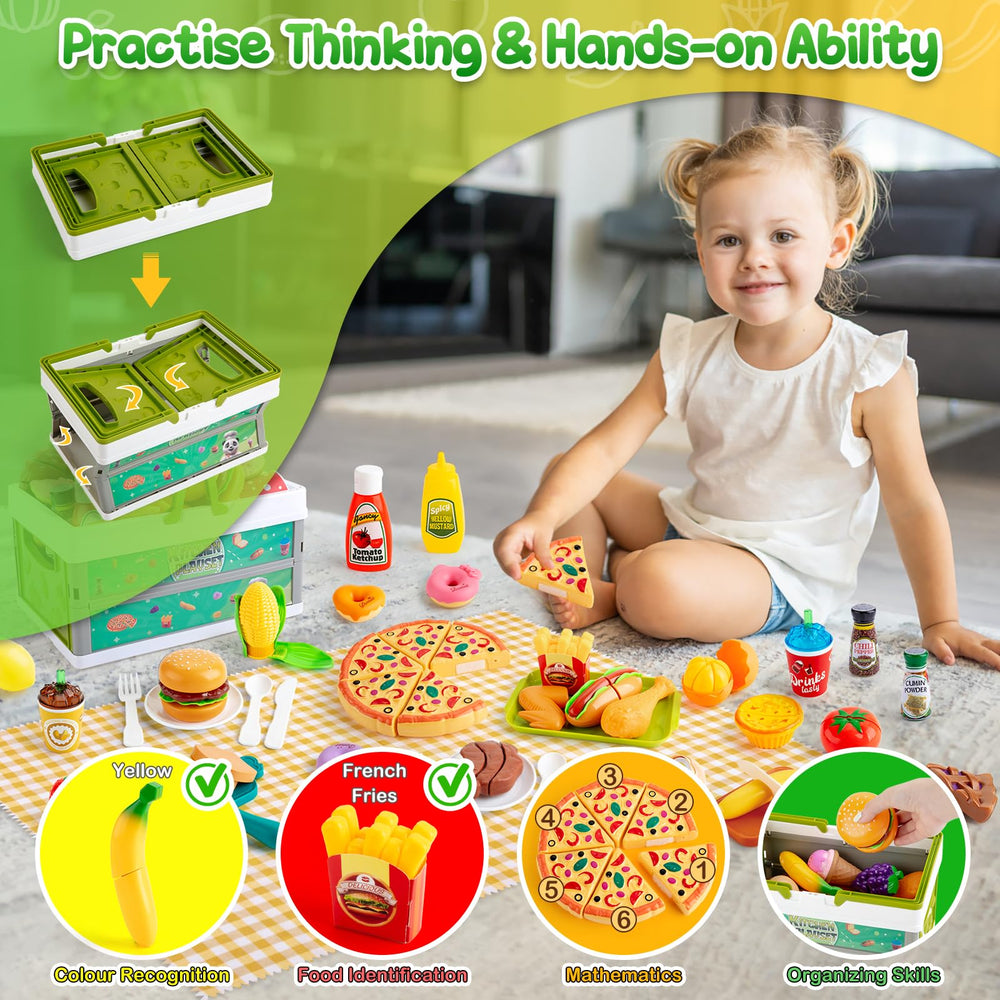 Kodatek burgers and desserts bring cafe or restaurant play to life.