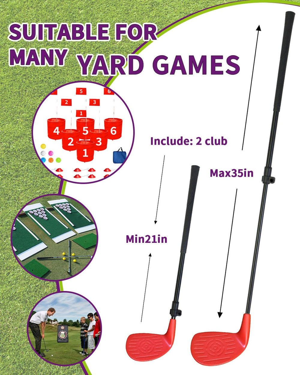 KOFULL suitable for bucket game and backyard golf challenges.