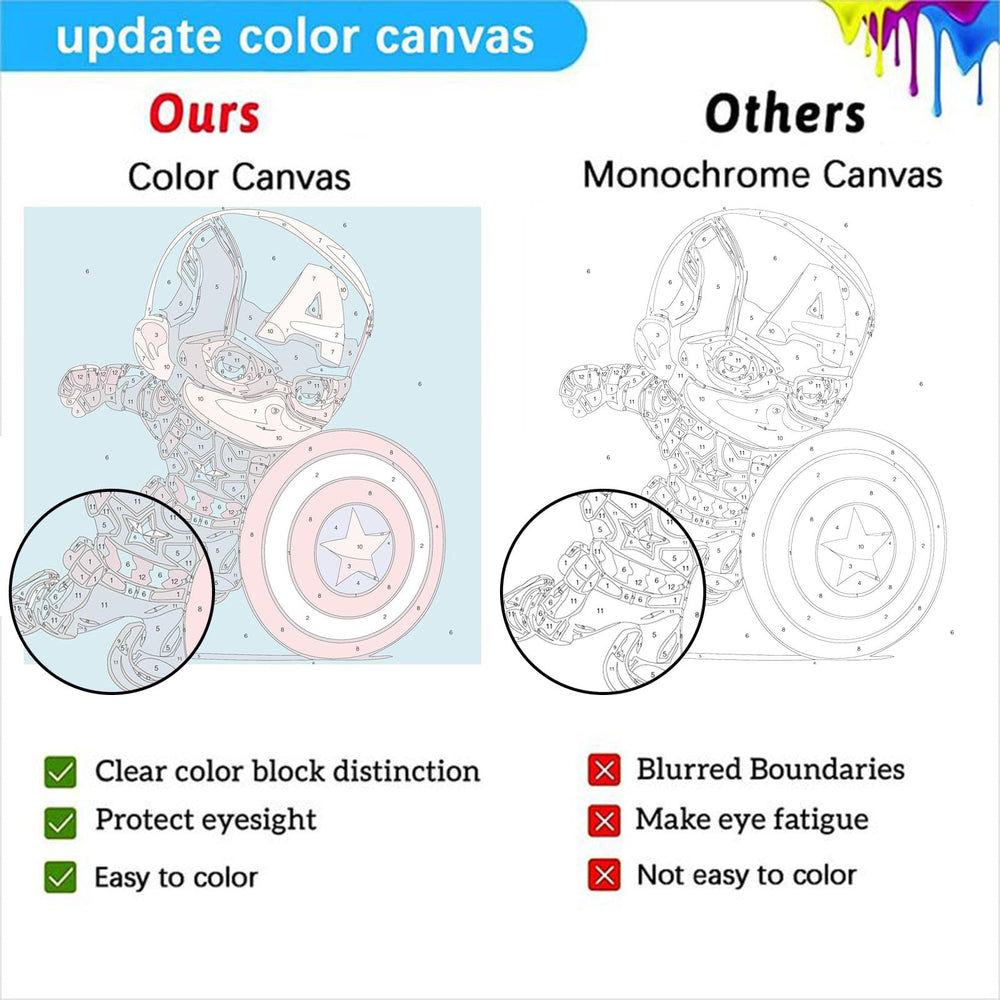 KOJEFCV 4-Pack kid-friendly brushes promote easy painting for children