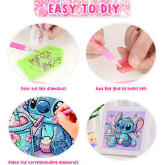 KOJEFCV kids diamond art kit inspiring patience and color matching