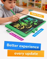 KOKODI kid using tablet in car supports quiet, portable learning